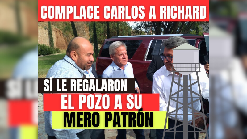 QUÉ DESCARO: ¡Regala Carlos García pozo agrícola a su patrón y deja a comunidades sin agua!