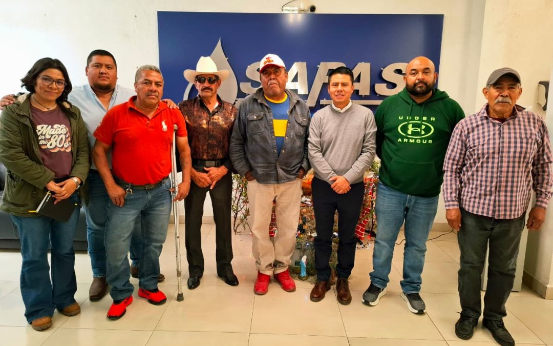 SAPAS y Desarrollo Rural instalan mesa de trabajo con el comité de agua de Los Rosales